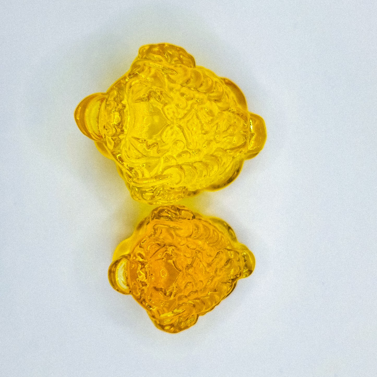 Yellow Amber Money Frog of Wealth for Home & Office Décor