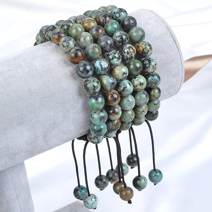 Natural African Turquoise Crystal Bracelet for Transformation – The “Stone of Evolution”