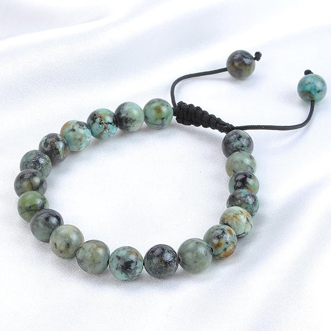 Natural African Turquoise Crystal Bracelet for Transformation – The “Stone of Evolution”