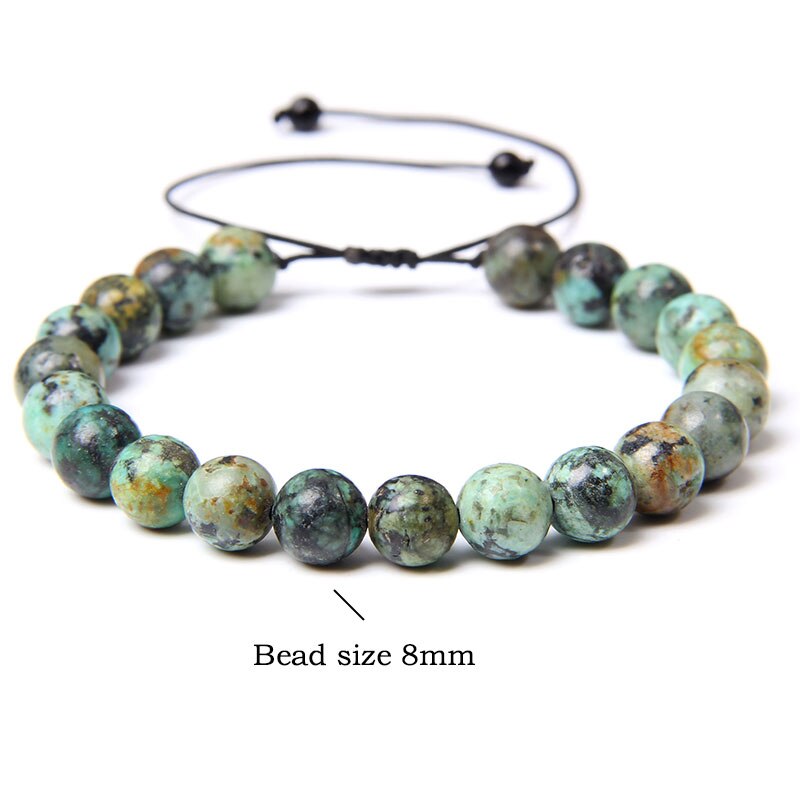 Natural African Turquoise Crystal Bracelet for Transformation – The “Stone of Evolution”