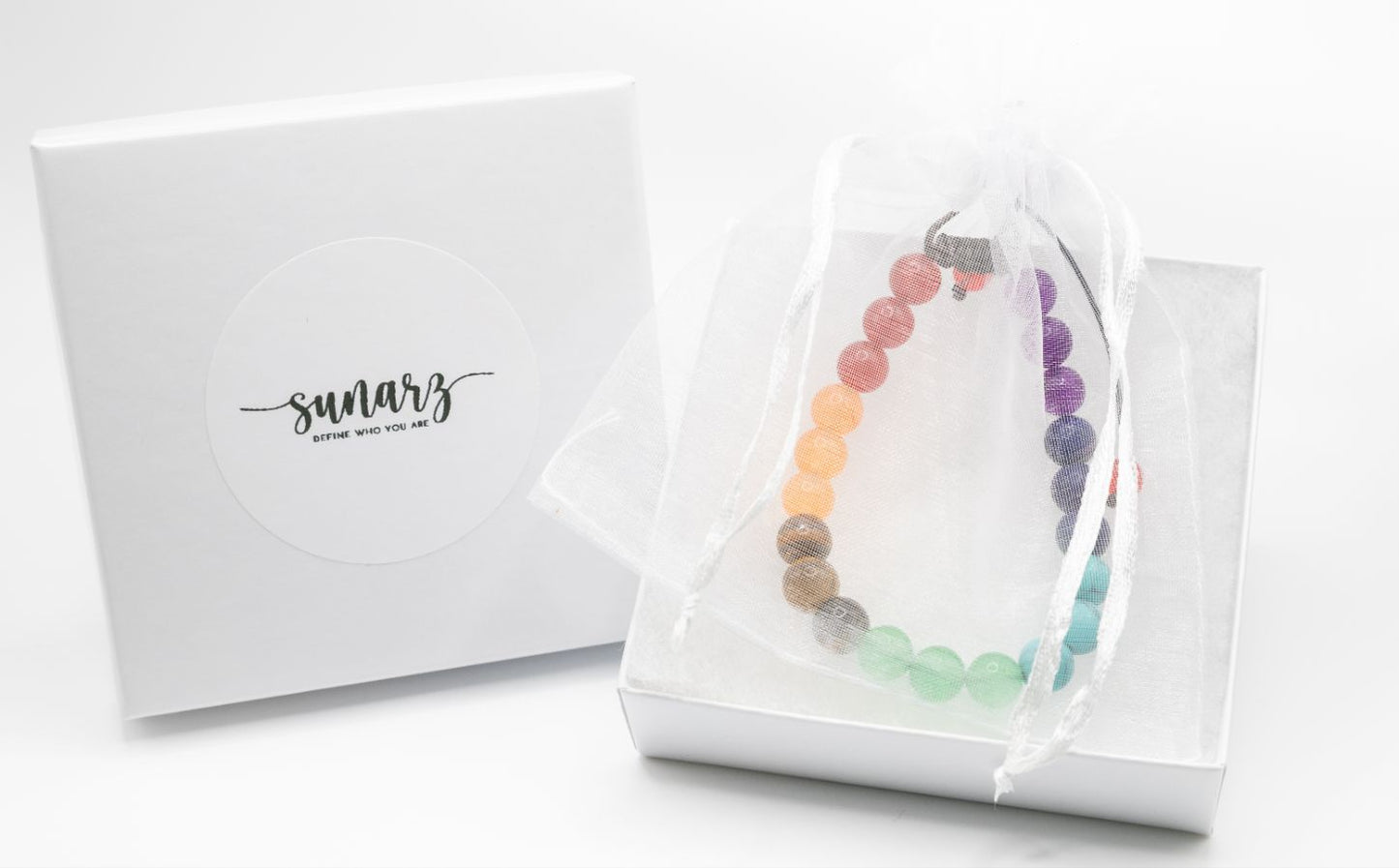 Natural 7 Chakra Healing Stones Bracelet for Overall Harmony – The “Rainbow Stone”