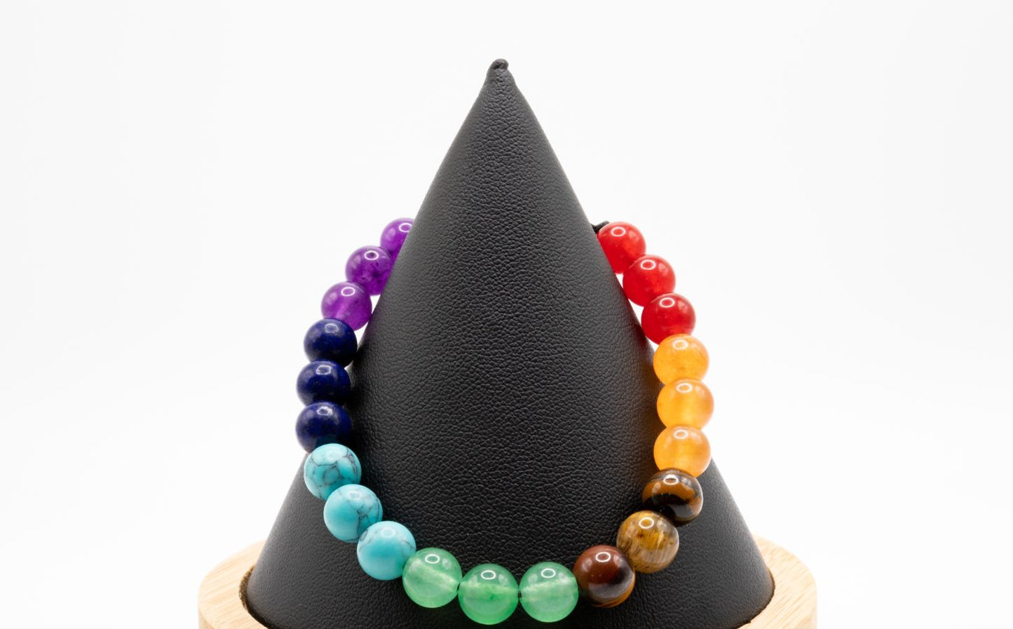 Natural 7 Chakra Healing Stones Bracelet for Overall Harmony – The “Rainbow Stone”
