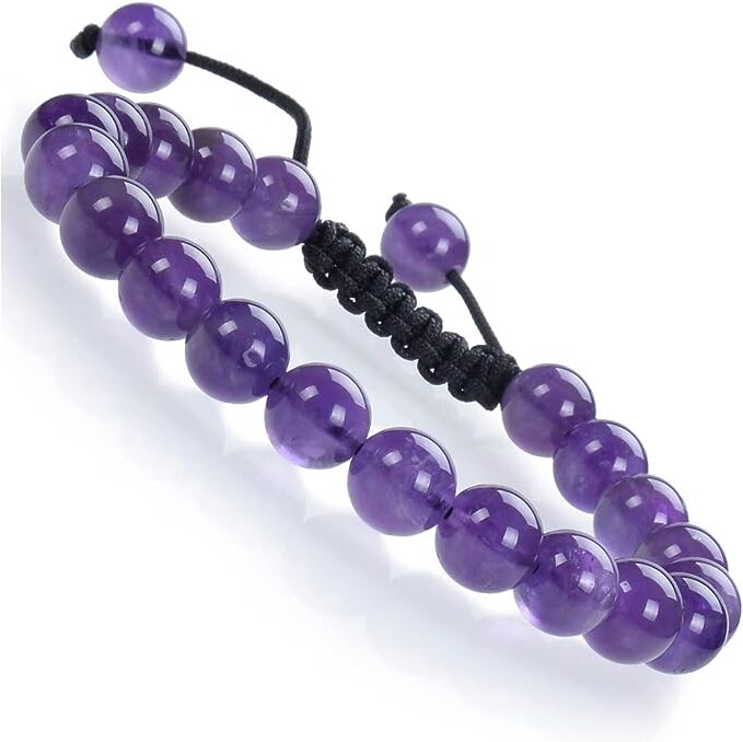 Natural Amethyst Bracelet for Healing & Positive Energy – The “Stone of Peace”