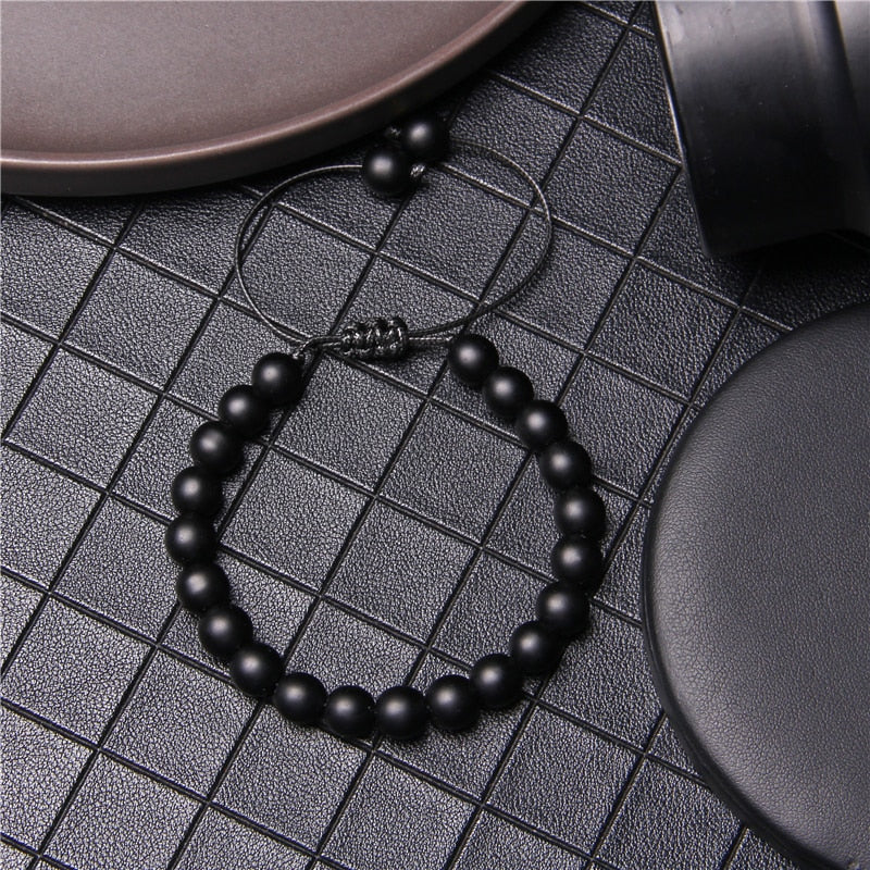 Natural Matte Onyx Bracelet for Positivity – the “Stone of Protection”