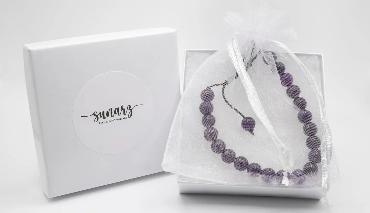 Natural Amethyst Bracelet for Healing & Positive Energy – The “Stone of Peace”