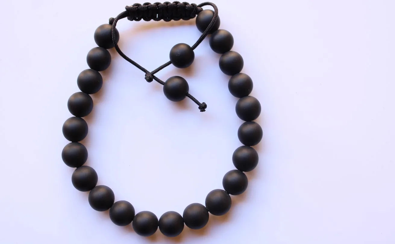 Natural Matte Onyx Bracelet for Positivity – the “Stone of Protection”