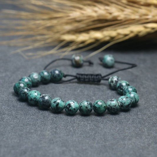 Natural African Turquoise Crystal Bracelet for Transformation – The “Stone of Evolution”