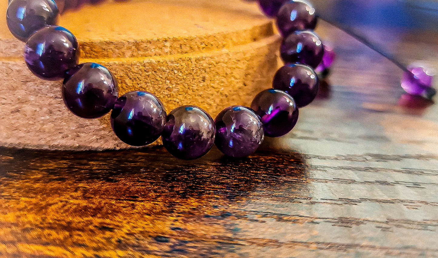 Natural Amethyst Bracelet for Healing & Positive Energy – The “Stone of Peace”